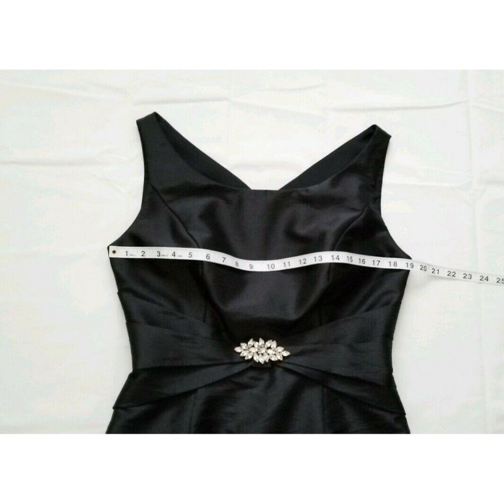 Jade By Jasmine Women’s Stunning Taffeta Bateau Neckline Sheath Dress Size 8 - Picture 11 of 15